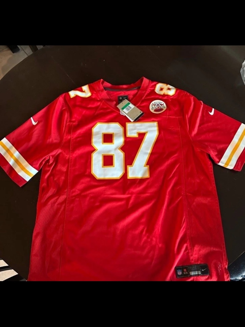 Nike Travis Kelce #87 Red Kansas City Chiefs #87 Mens Football Jersey